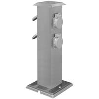 Tuinstopcontact RVS zuil 4 stopcontacten 400166-002 - thumbnail