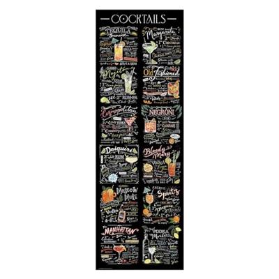 Poster Cocktail 53x158cm