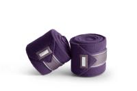Equestrian Stockholm Fleece Bandages paars maat:one size - thumbnail