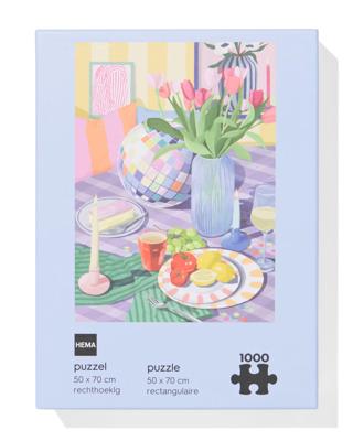 HEMA Puzzel Stilleven 1000 Stuks HEMA Puzzel Stilleven 1000 Stuks