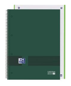 Schrift Oxford European Book Write&Erase Militair groen A4 80 Lakens (5 Stuks)