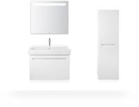 Badkamerkast Duravit No.1 Halfhoge Kast Met 1 Deur Delen 40x132x36cm Rechts Wit - thumbnail