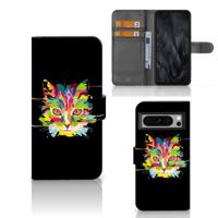 Google Pixel 8 Pro Leuk Hoesje Cat Color - thumbnail