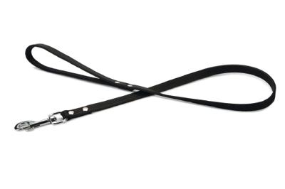 Hondenriem van leer 100cm x 16mm zwart Hondenriem van leer 100cm x 16mm zwart