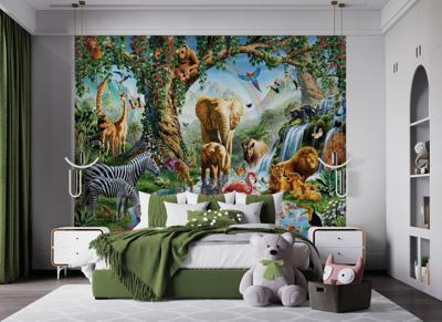 Walltastic Jungle Dieren