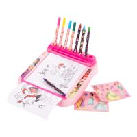 Sambro Disney prinses tekenbord met rol kleurset, 12dlg. - thumbnail