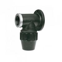 Muurplaat voor PE/tyleen - 40mm x 1-1/4 Binnendraad - 16 bar - thumbnail