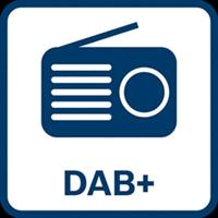 Bosch Blauw GPB 18 V-2 SC Bouwradio 18V | (ontvangst via DAB+, Bluetooth, FM en AUX) | Zonder accu&apos;s & lader - 06014A3100 - thumbnail