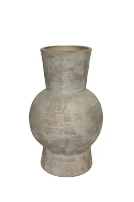 Kruik kobe d26h40cm zand/beige