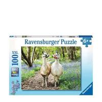 Ravensburger Lama liefde legpuzzel 100 stukjes - thumbnail