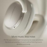 Bowers & Wilkins Px7 S3 Draadloze Over-Ear Hoofdtelefoon, Geavanceerde Ruisonderdrukking, 24-bit DSP, aptX Lossless, 30 Uur Afspelen, 8 Microfoons, Snelladen - IJs blauw - thumbnail
