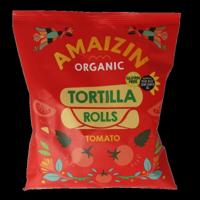 Amaizin Organic Tortilla Rolls Tomato - thumbnail