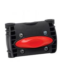 Polisport Adapter achterzitje 10 cm framebevestiging zwart - thumbnail