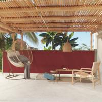 VidaXL Tuinscherm uittrekbaar 140x500 cm rood - thumbnail