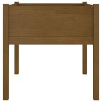 VidaXL Plantenbakken 2 st 70x70x70 cm massief grenenhout honingbruin - thumbnail