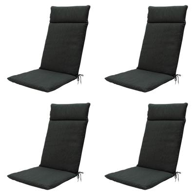 Kussen hoog 50x120 Donkergrijs eco natuurlijke buitenafwerking (4 stuks) Madison - Madison