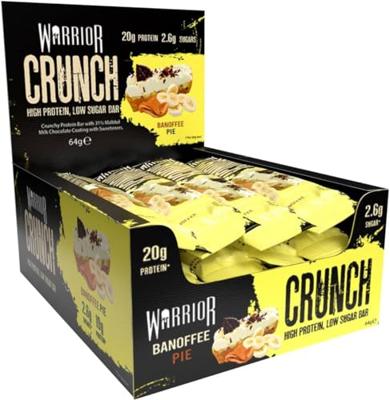 Warrior Crunch Bar Banoffee Pie (12 x 64 g)