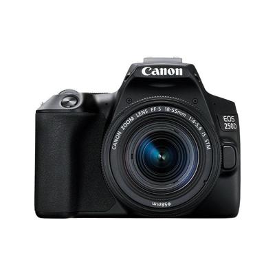 Canon EOS 250D + EF-S 18-55mm f/4-5.6 IS STM SLR camerakit 24,1 MP CMOS 6000 x 4000 Pixels Zwart