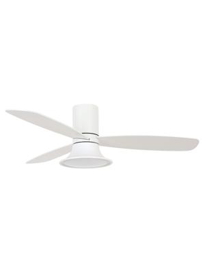 Beacon Witte ventilator met lampFlusso Ø 132cm - 210661