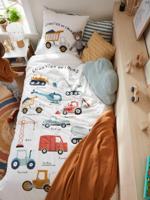 Set dekbedovertrek + kussensloop voor kinderen QUEL CHANTIER! Oeko-Tex® ecru/meerkleurig - thumbnail