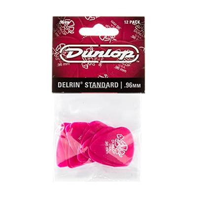 Dunlop Delrin 500 0.96mm 12-pack plectrumset donker roze