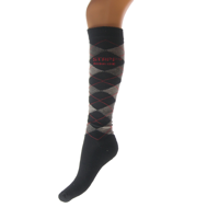 Stapp Horse Kniekous Ruit 33600 | Grijs Marine Blauw 212 | Maat 35 - 8719534096312 - thumbnail