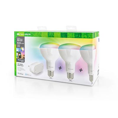 E27 Startpack Dimbare Smart lamp met Gateway - 3x Slimme E27 Led Lamp - 850 Lumen - 8 Watt (HBT-BR30-STARTPACK)