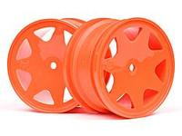 Ultra 7 wheels orange 35mm (2pcs) - thumbnail