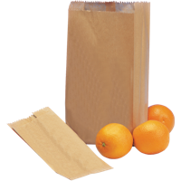 Zak | Fruitzak | Papier | Nr. 2 | 2 pond | 16/ 10x30.5cm | bruin | 10 kg - thumbnail