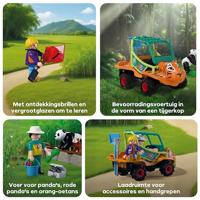 PLAYMOBIL Animals & Friends dierentuin: dierenverzorger met voertuig 72072 - thumbnail