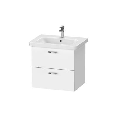Duravit XBase wastafelonderkast 58x44,8 cm met 2 laden voor DuraStyle wastafel, matwit Duravit XBase wastafelonderkast 58x44,8 cm met 2 laden voor DuraStyle wastafel, matwit