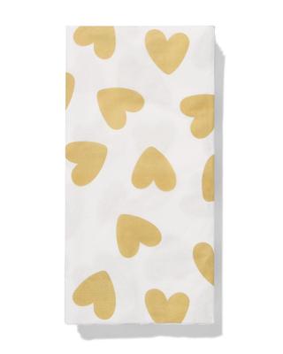 HEMA Servetten 33x18cm papier hart - 12 stuks (goud)