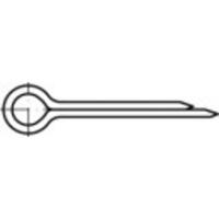 TOOLCRAFT DIN 94 koper splitpennen afmeting: 4 x 36 36 mm 100 stuk(s) - thumbnail