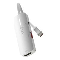Hub USB Linq Byelements LQ49031 Wit Grijs - thumbnail