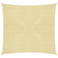VidaXL Zonnezeil 160 g/m² 6x6 m hdpe beige - thumbnail