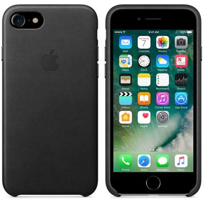 Apple leather case iPhone 7 / 8 / SE 2020 / 2022 black