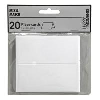Creativ Company Naamkaarten, afm 9x4 cm, 220 gr, off-white, 20 stuk/ 1 doos - thumbnail