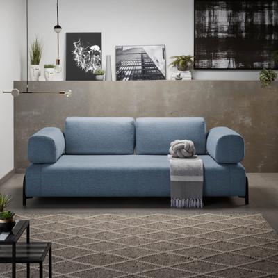 Kave Home 3-zits Bank 'Compo', kleur Blauw