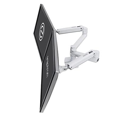 Ergotron LX Dual Arm Side by Side Desk Mount Monitor-tafelbeugel Aantal monteerbare displays: 2 Display(s) 38,1 cm (15) - 68,6 cm (27) Wit In hoogte