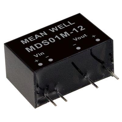 MEAN WELL MDS01L-03 DC/DC-convertermodule 303 mA 1 W Aantal uitgangen: 1 x Inhoud 1 stuk(s)