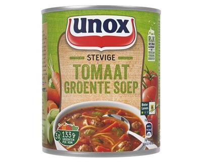 Unox stevige tom/groentesoep blik (6x 0,8 liter)