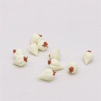 20 stuks/2 zakken 1:12 Mini huis speelgoed simulatie knoflook keuken decoratie (gebroken wit) - thumbnail