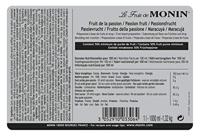 Monin Puree Passion Fruit 1L - thumbnail