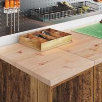 Garagekast 30x51x85 cm massief grenenhout oud hout - thumbnail