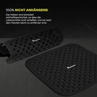 Bakplaat Masterpro bgmp-7701 Zwart Siliconen 19 x 19 cm (2 Stuks) - thumbnail