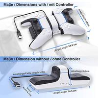 Raptor Gaming Ladestation Playstation 5 für 2 Controller - thumbnail
