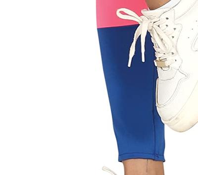 Foute Gymnast Dames Kostuum Blauw/Roze