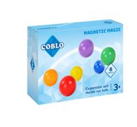 Coblo knikkerbaan ballen 6 stuks - thumbnail