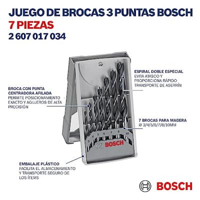 Bosch Accessoires 7-delige houtboren set | 2607017034 - 2607017034 - thumbnail