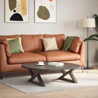 Salontafelpoten 2 st 70x(30-31,3) cm staal naturel - thumbnail